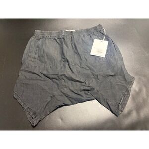 One Teaspoon NWT Calypsos Harem Mid Length Shorts Black Denim‎ Size X-Small